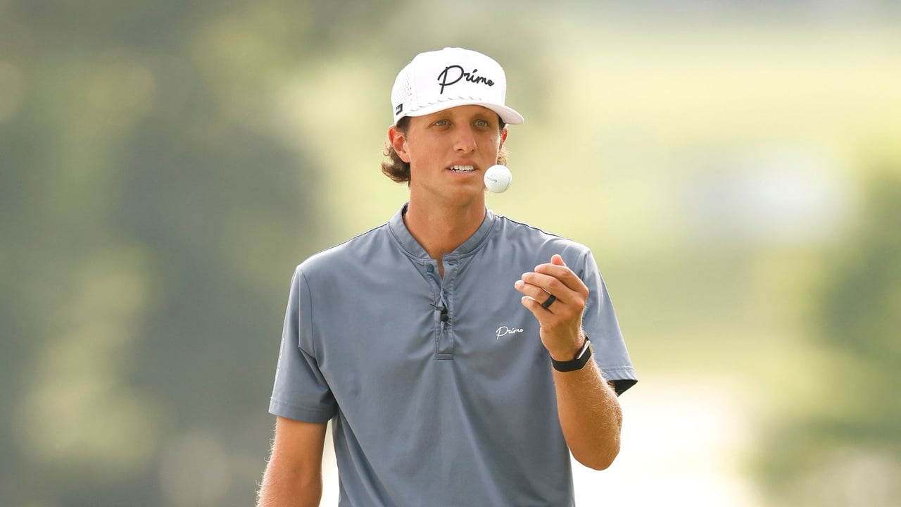 Youtube-Golfer Grant Horvat während des BMW Charity Pro-Am. (Foto: Getty)