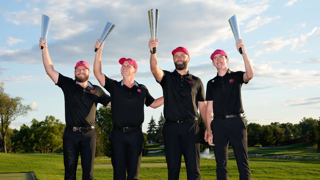 Legion XIII gewinnt die LIV Golf Team Championship. (Foto: Getty)