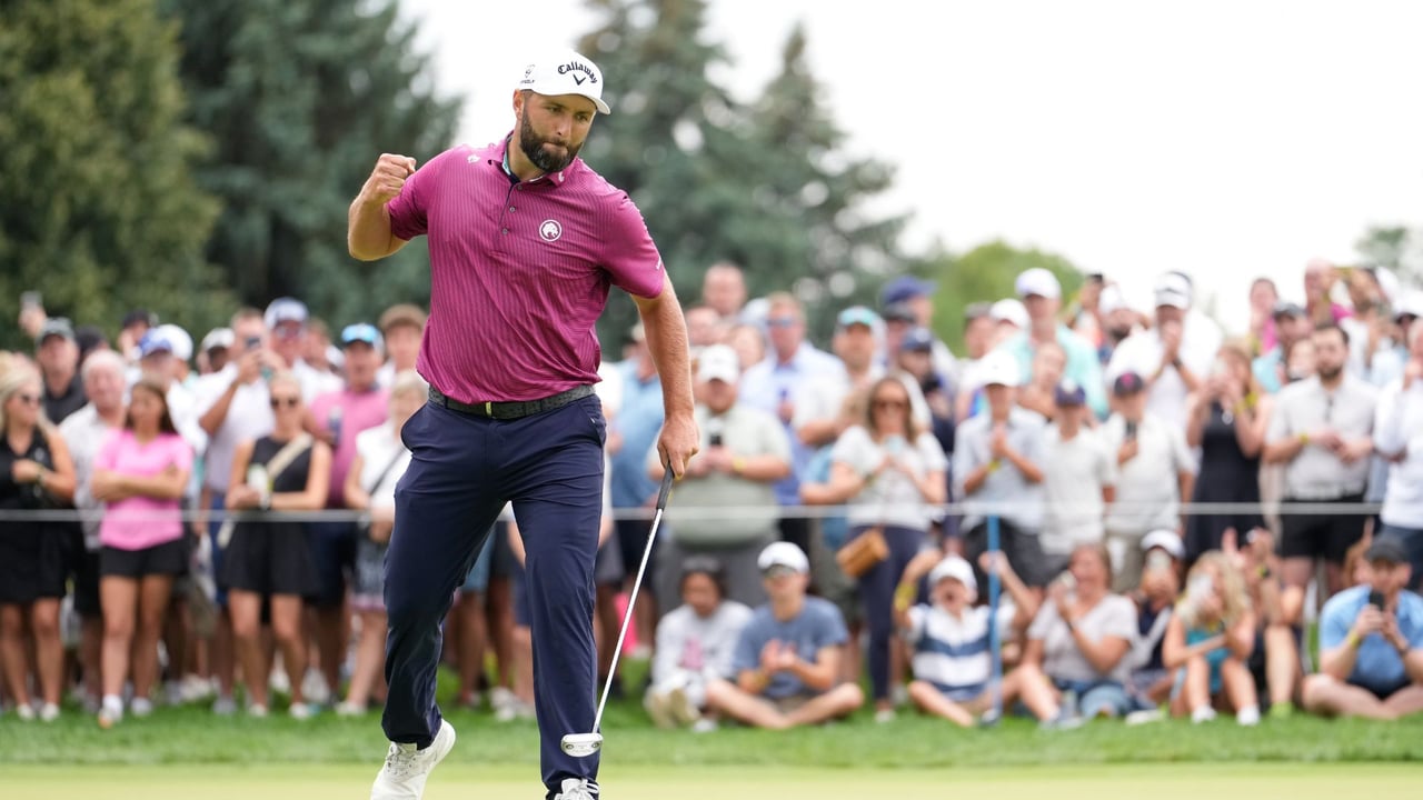 Legion XIII mit Kapitän Jon Rahm zeigt Klasse gegen die HyFlyers bei LIV Golf Halbfinale. (Foto: Getty) Legion XIII mit Kapitän Jon Rahm zeigt Klasse gegen die HyFlyers bei LIV Golf Halbfinale. (Foto: Getty)