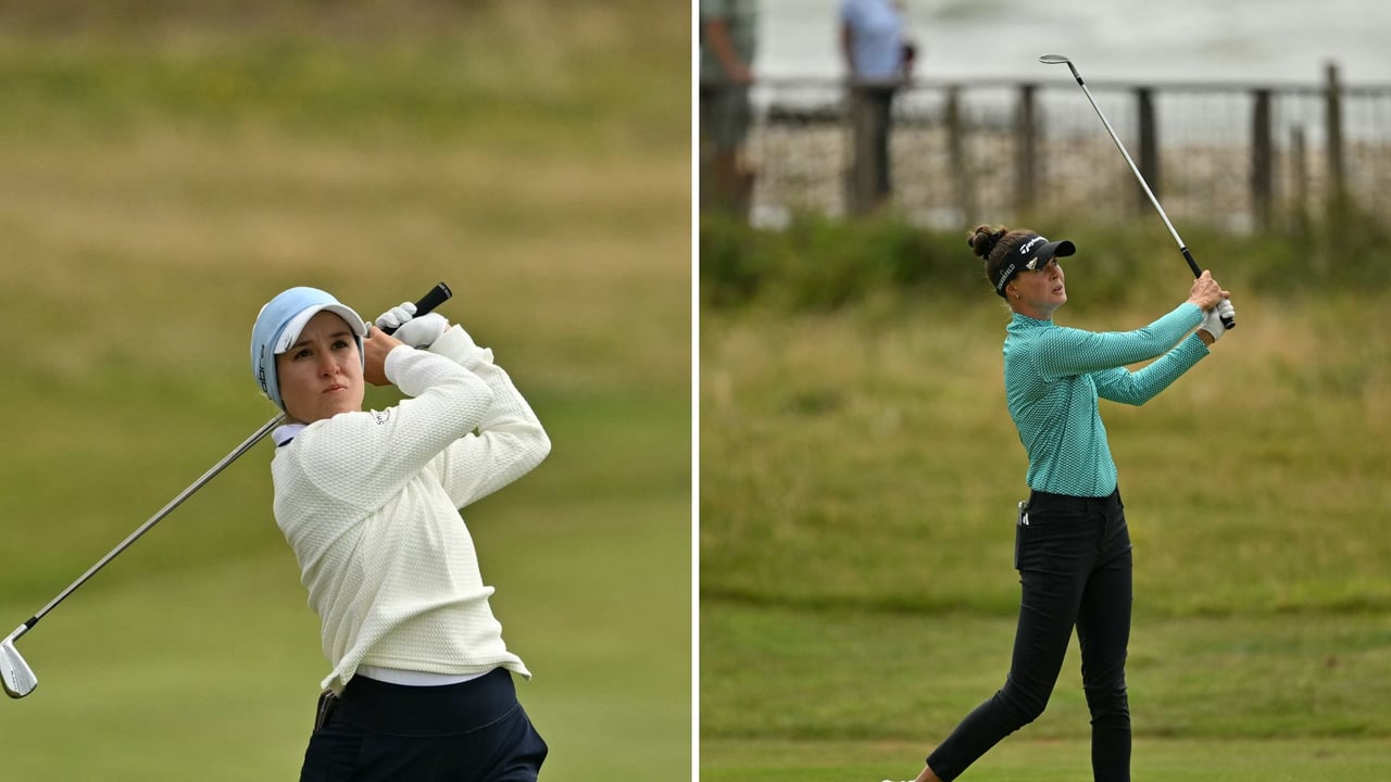Während der dritten Runde der AIG's Womens Open. (Fotos: Getty)
