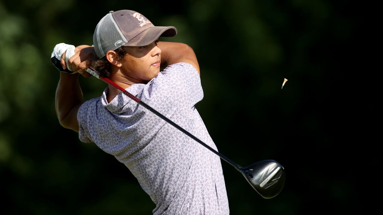 Tiger Woods’ Sohn Charlie wird Neunter beim Junior PGA Championship und scheitert vier Schläge an der Ryder-Cup-Qualifikation. (Foto: Getty)