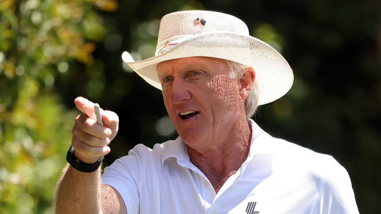 Golf-Revolutionär Greg Norman verlässt LIV Golf nun offiziell. (Foto: Getty) Golf-Revolutionär Greg Norman verlässt LIV Golf nun offiziell. (Foto: Getty)