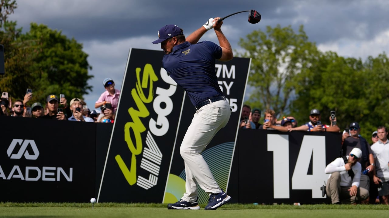 LIV Golfer Bryson DeChambeau rutscht aus den Top 20 der Weltrangliste. (Foto: Getty) LIV Golfer Bryson DeChambeau rutscht aus den Top 20 der Weltrangliste. (Foto: Getty)