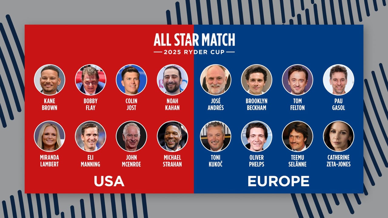 Diese Promis spielen den Auftakt mit dem All-Star Celebrity Match beim Ryder Cup 2025 (Foto: Ryder Cup)