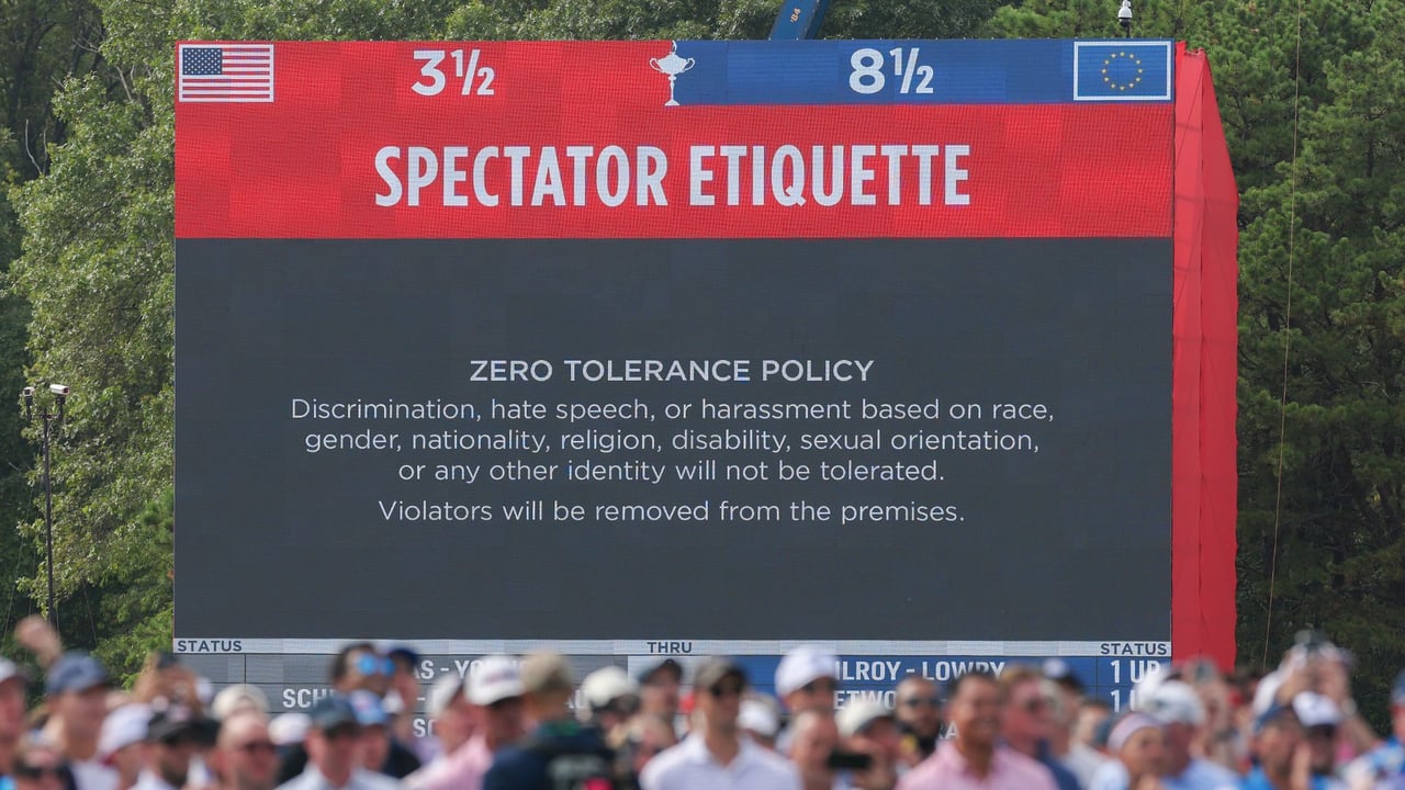 Ryder Cup 2025 zieht erste Konsequenzen gegen übertriebene Stimmung. (Foto: Getty)