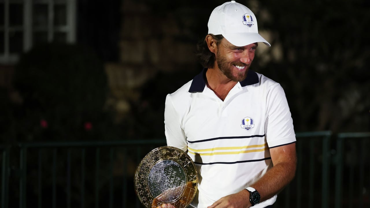Tommy Fleetwood wird nach Ryder Cup 2025 mit Nicklaus-Jacklin-Award ausgezeichnet. (Foto: Getty)