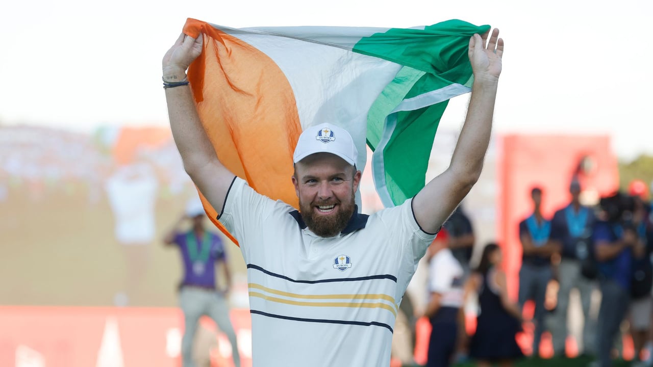 Shane Lowry im Interview nach dem Ryder Cup 2025 (Foto: Getty)