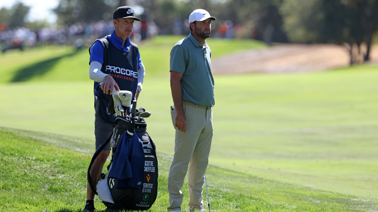 Mit Driver und Putter von TaylorMade sichert sich Scottie Scheffler den Sieg der Procore Championship 2025. Das WITB. (Foto: Getty)