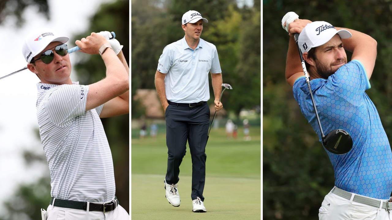 Die US-Ryder-Cup-Spieler (l., m.) spielen geschlossen vorne mit und Thomas Rosenmüller (r.) rettet den Cut. (Fotos: Getty) Die US-Ryder-Cup-Spieler (l., m.) spielen geschlossen vorne mit und Thomas Rosenmüller (r.) rettet den Cut. (Fotos: Getty)