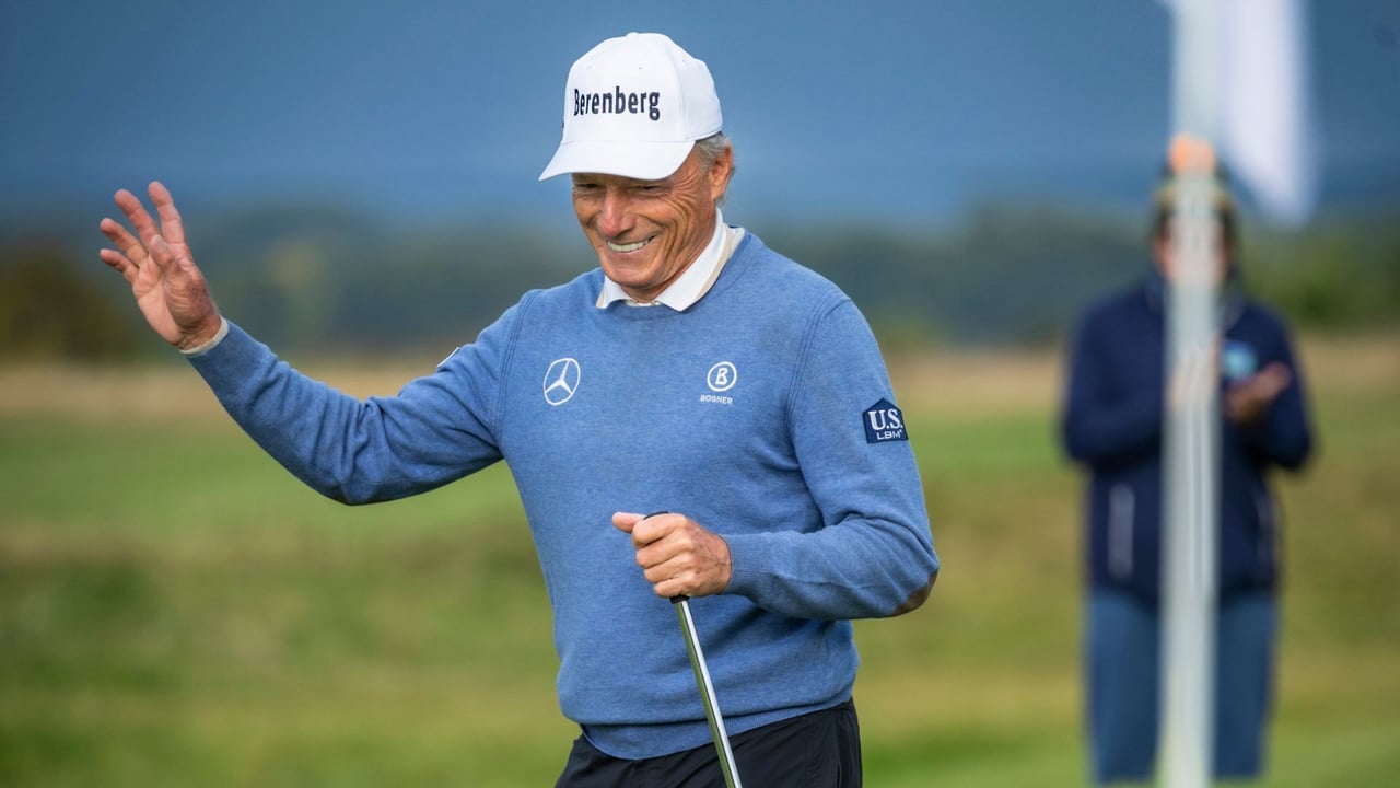 Bernhard Langer bei der Winstongolf Senior Open. (Foto: Stefan von Stengel)