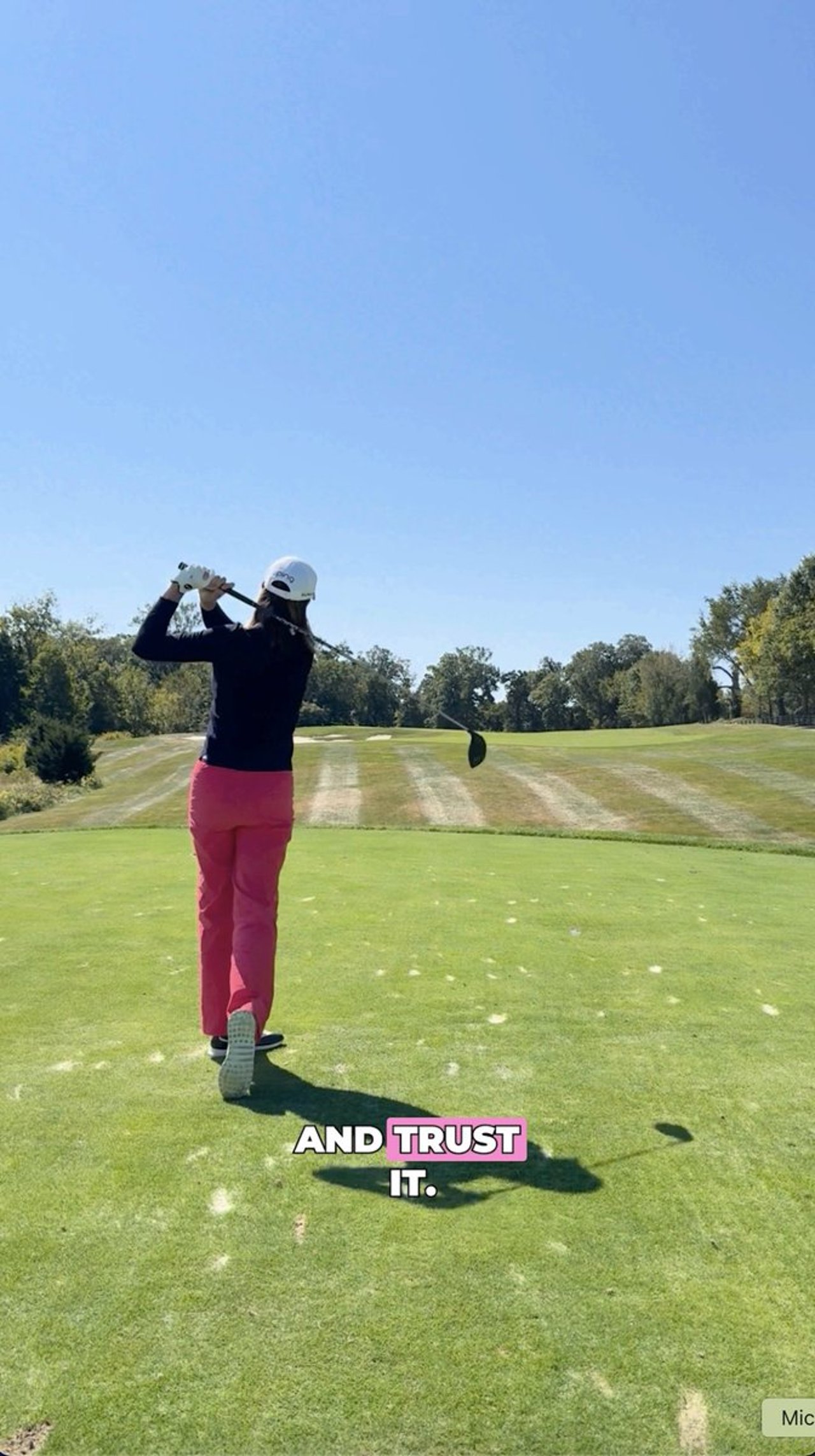 Erika Larkin gibt praktische Golf-Tipps auf dem Platz - (@PingTour)