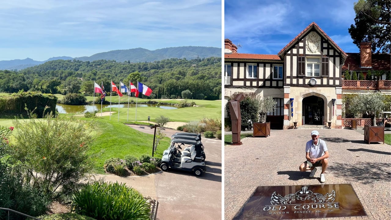 Royal Mougins Golf Resort (links) und Old Course Golf Cannes-Mandelieu (Fotos: Jürgen Linnenbürger)