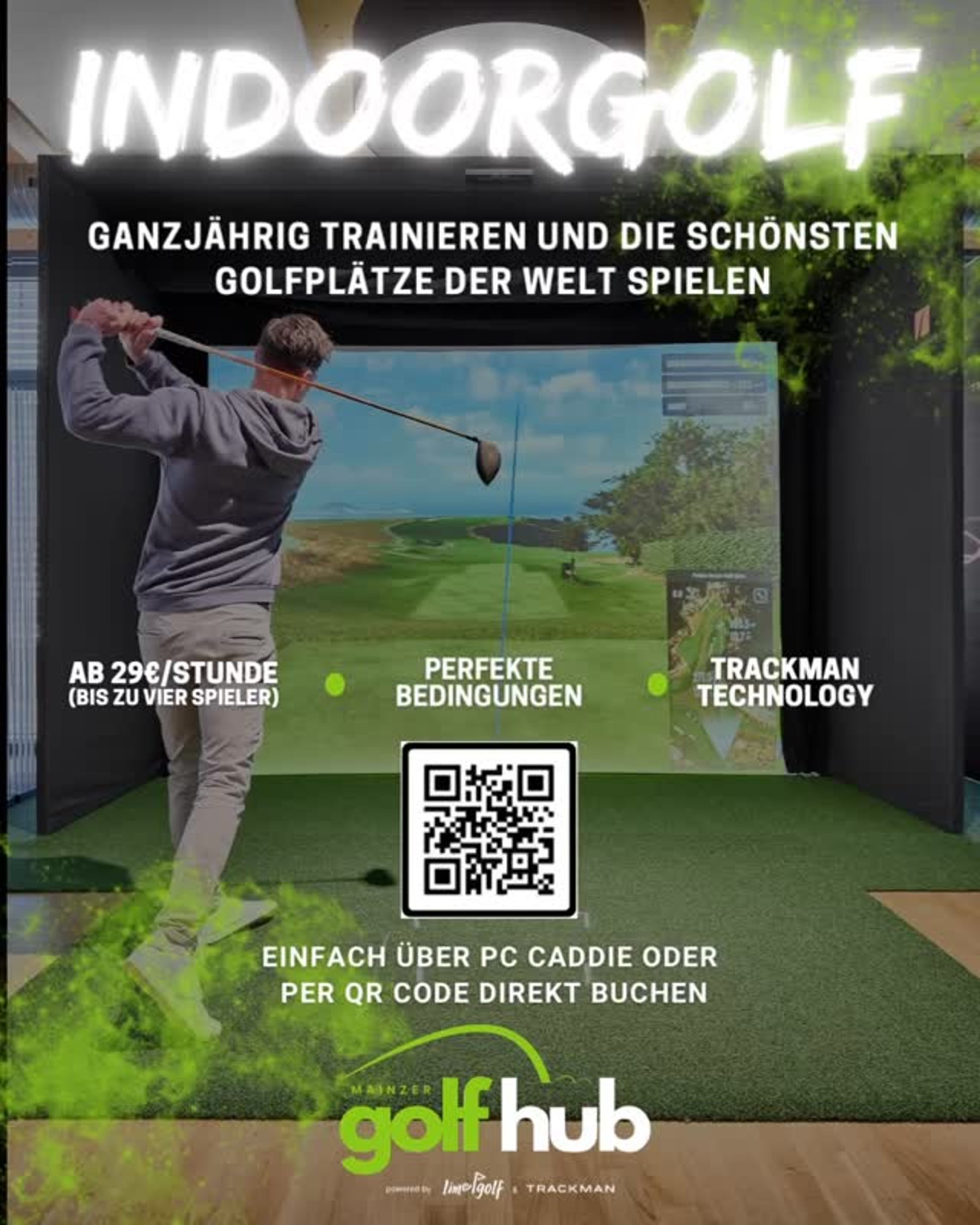 Indoor Golf-Vergnügen im Mainzer Golfclub jetzt täglich möglich - (@mainzergolfhub)