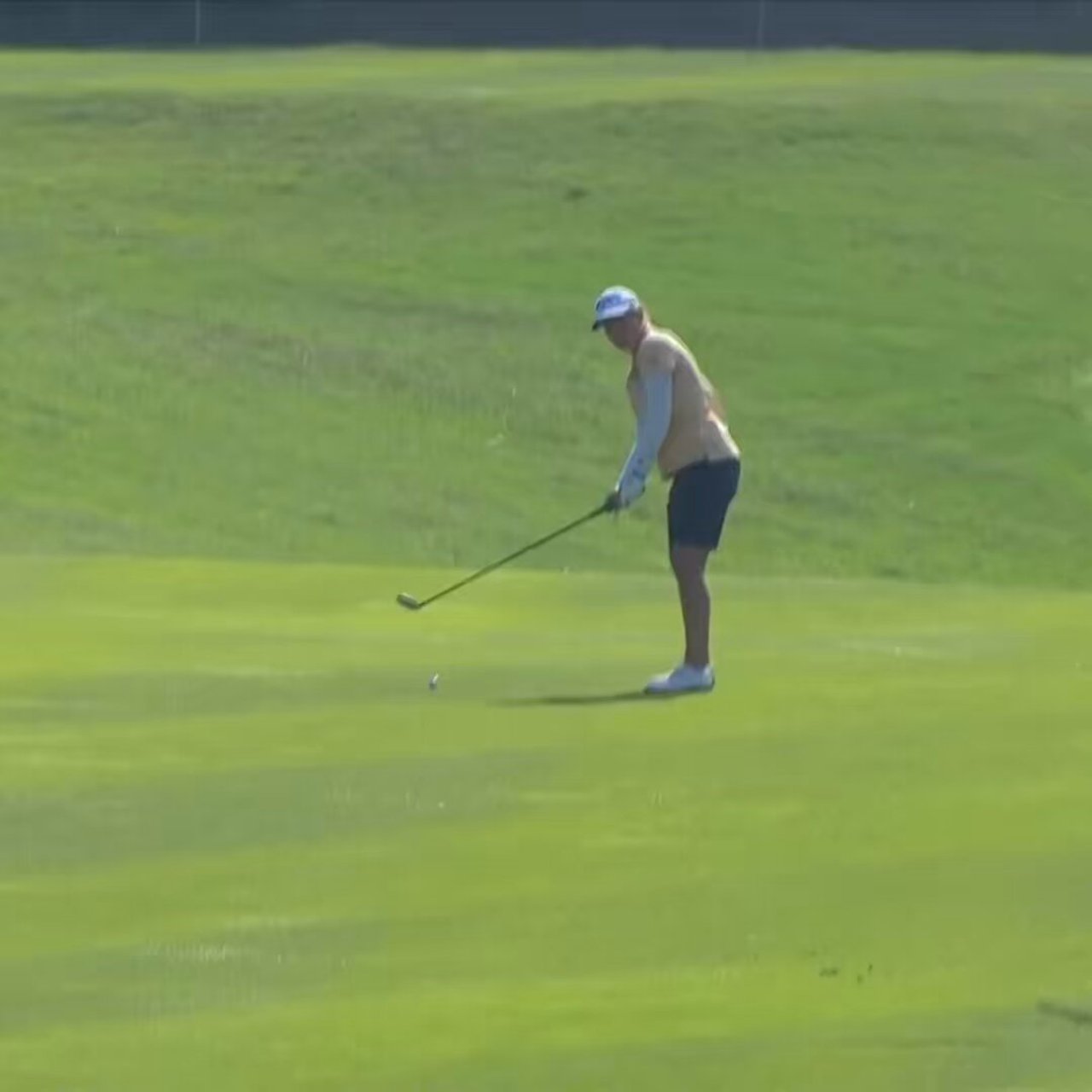 Pauline Delacour verpasst Albatross auf Par-5 beim Aramco China Championship - (@LETgolf)