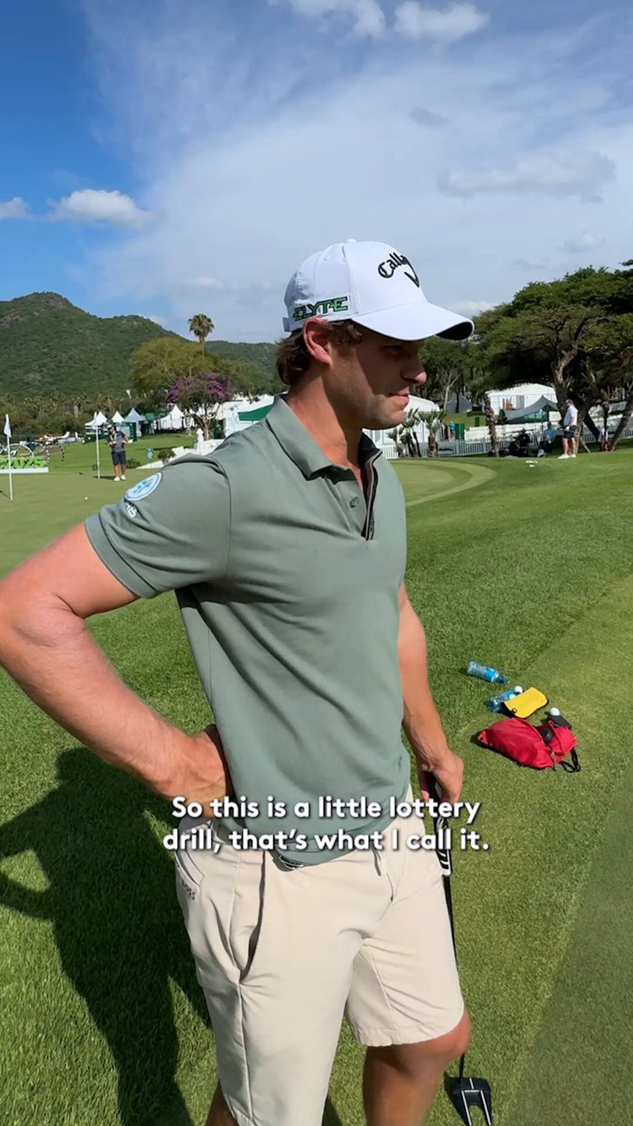 Thomas Detry erklärt seinen "Lotterie"-Putting-Drill - (@DPWorldTour)