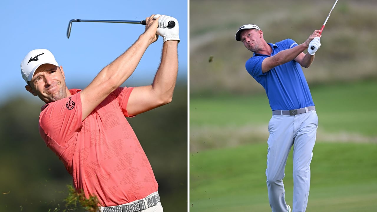 Marcel Schneider und Marcel Siem bleiben im vorderen Drittel des Leaderboards. (Fotos: Getty)