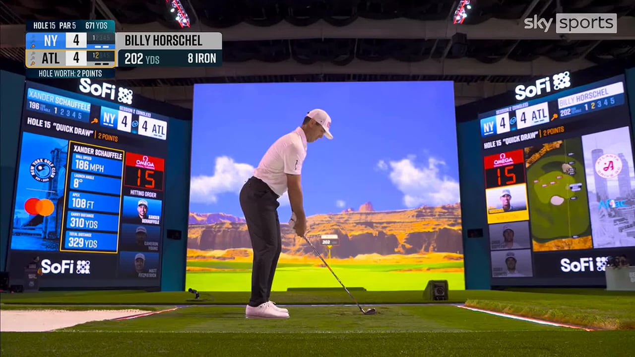 Billy Horschel gewinnt dramatisch TGL-Saisonauftakt mit Eagle am letzten Loch - (@SkySportsGolf)