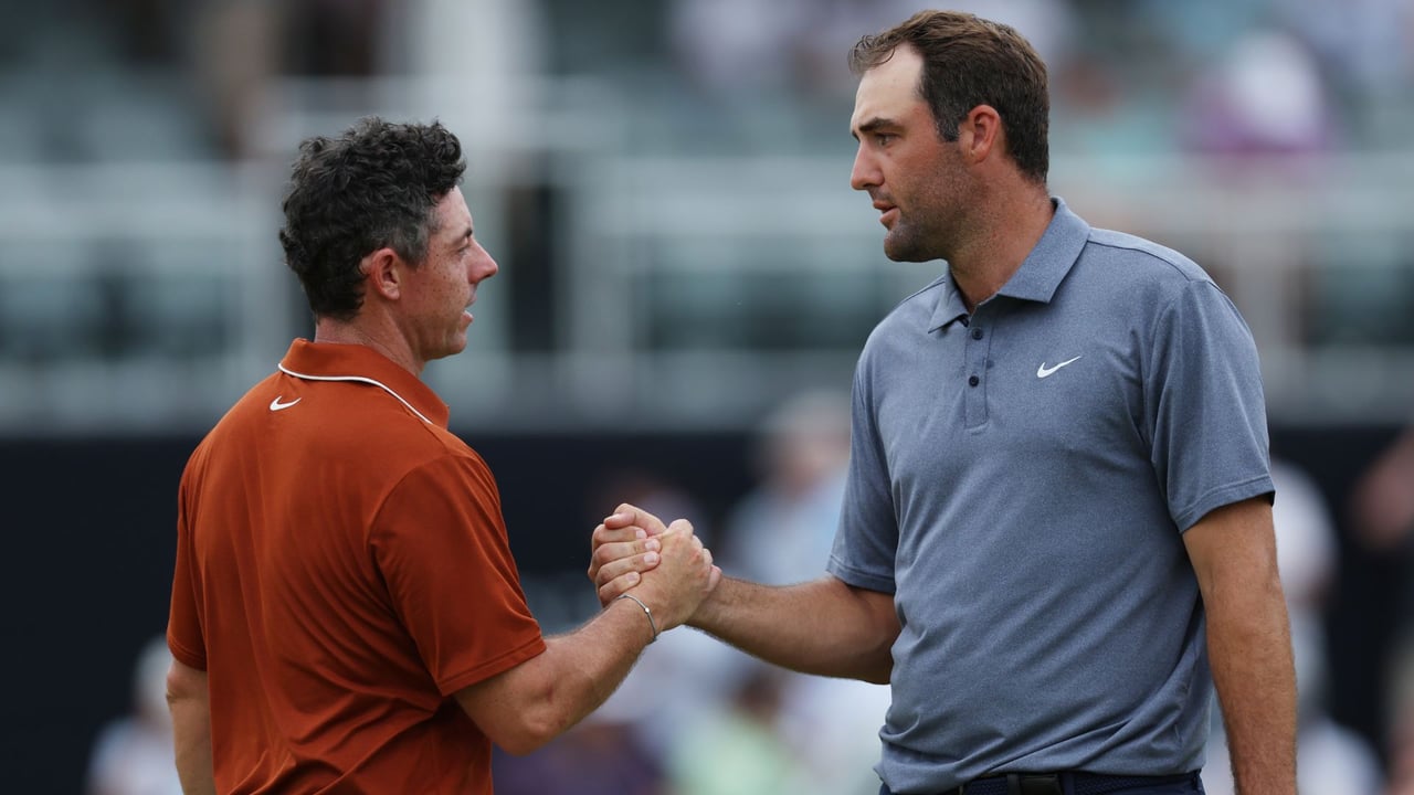Team Scheffler konnte sich bei den Golf Channel Games gegen Team McIlroy durchsetzen. (Foto: Getty)