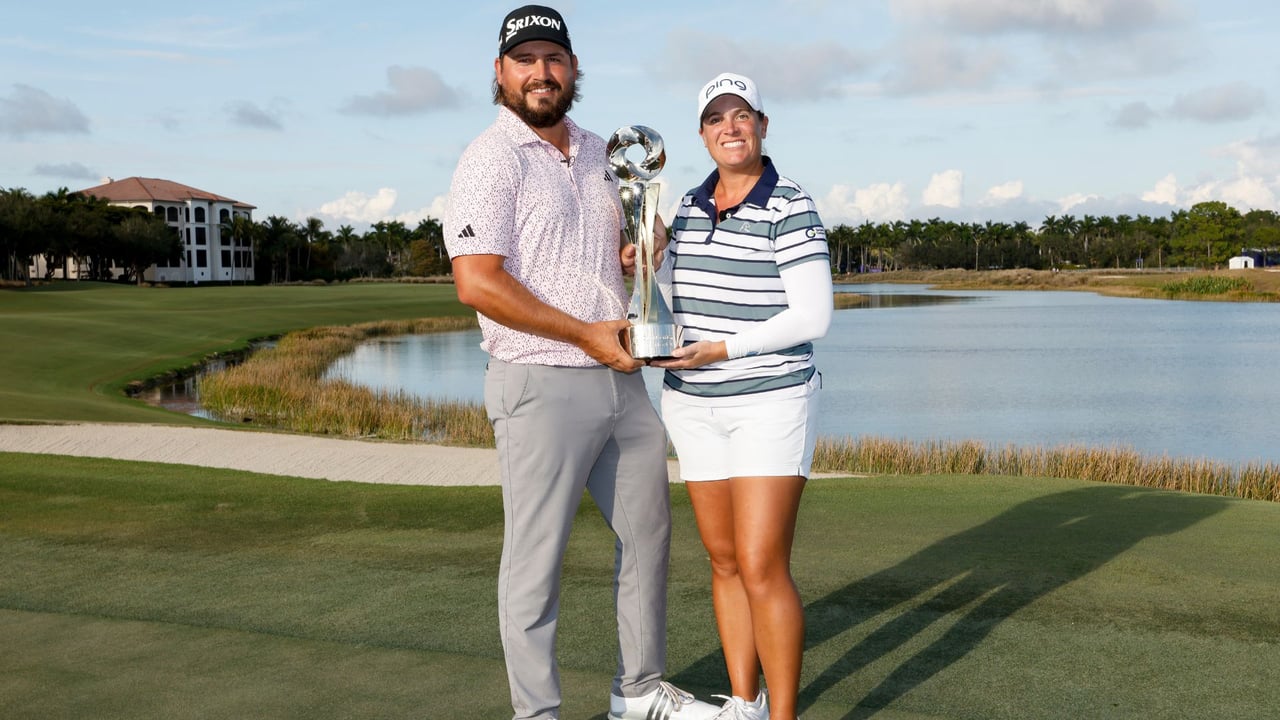 Andrew Novak und Lauren Coughlin haben das Grant Thornton Invitational der LPGA und PGA Tour gewonnen und dabei einen neuen Turnierrekord aufgestellt (Foto: Getty)