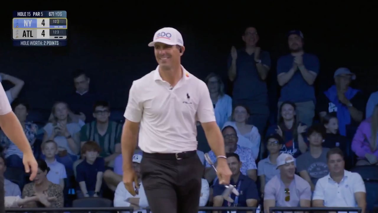 Billy Horschel entscheidet erstes Match der TGL für den Atlanta Drive GC. (Foto: x.com/@TGL)