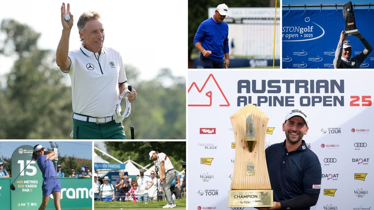 Der Golf-Jahresrückblick 2025: Von Langers letzter Runde bis zu Fünfstücks Premierensieg. (Fotos: Getty)
