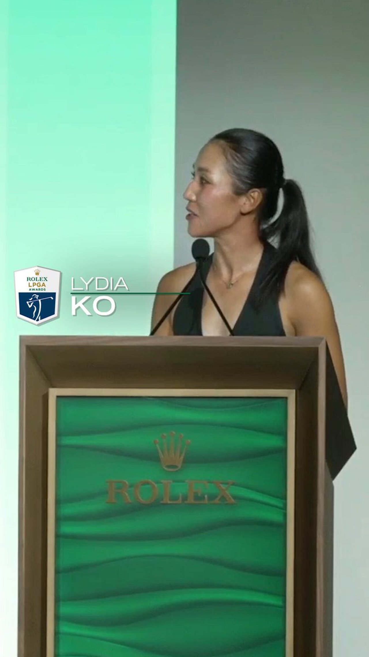 Lindy Duncan erhält den Heather Farr Perseverance Award 2025 - (@LPGA)