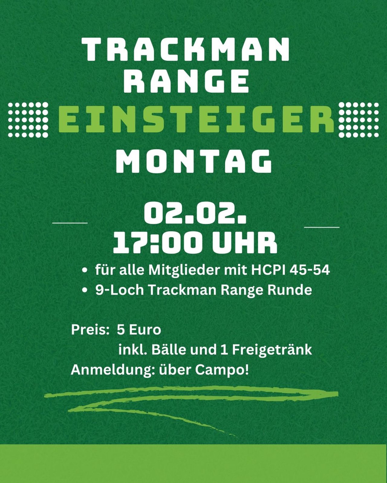 https://www.instagram.com/golf_gut_berge/Einsteigertreffen am 02.02. auf der Trackman Range bei Golf Gut Berge