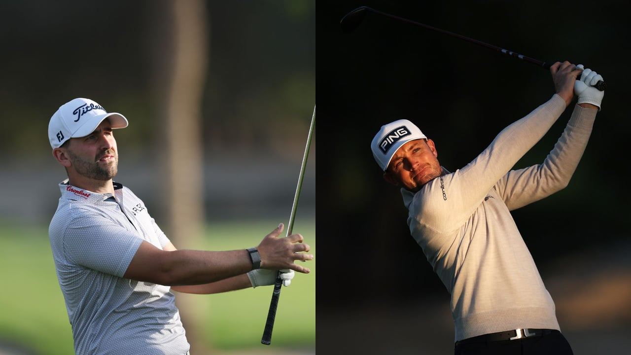 Joel Girrbach und Nicolai Von Dellingshausen überzeugen zur Auftaktrunde in Dubai. (Fotos: Getty)