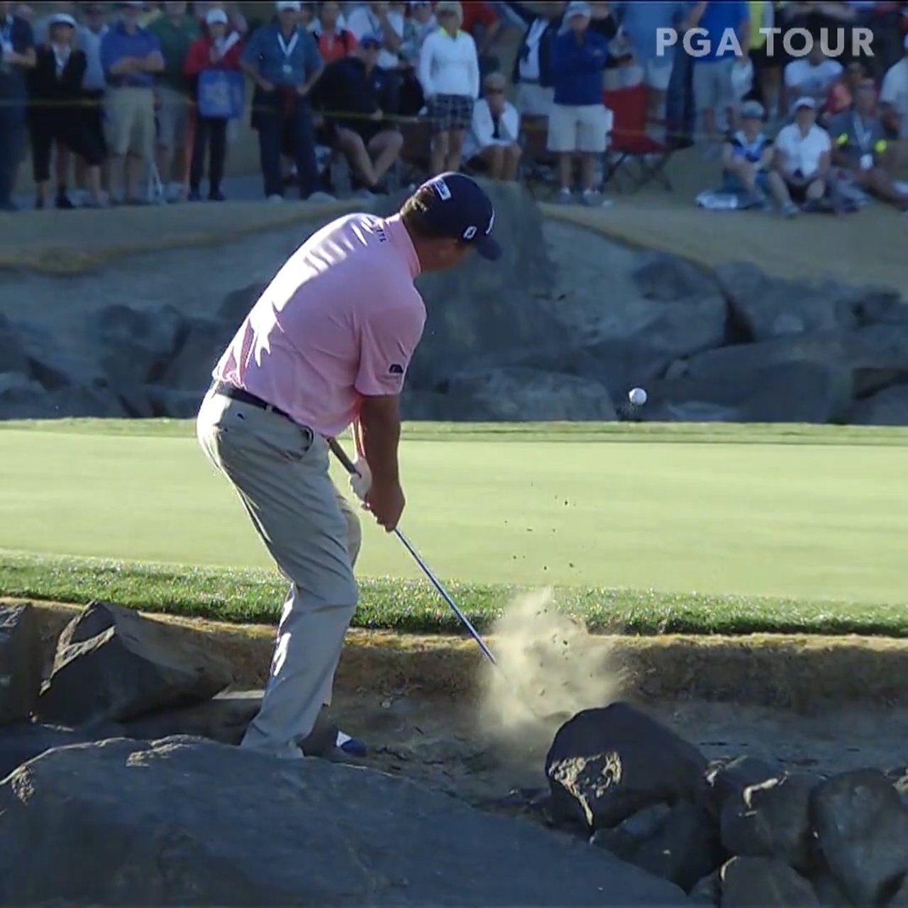 Jason Dufners brillanter Par-Save bei der American Express Championship 2016 - (@PGATOUR)