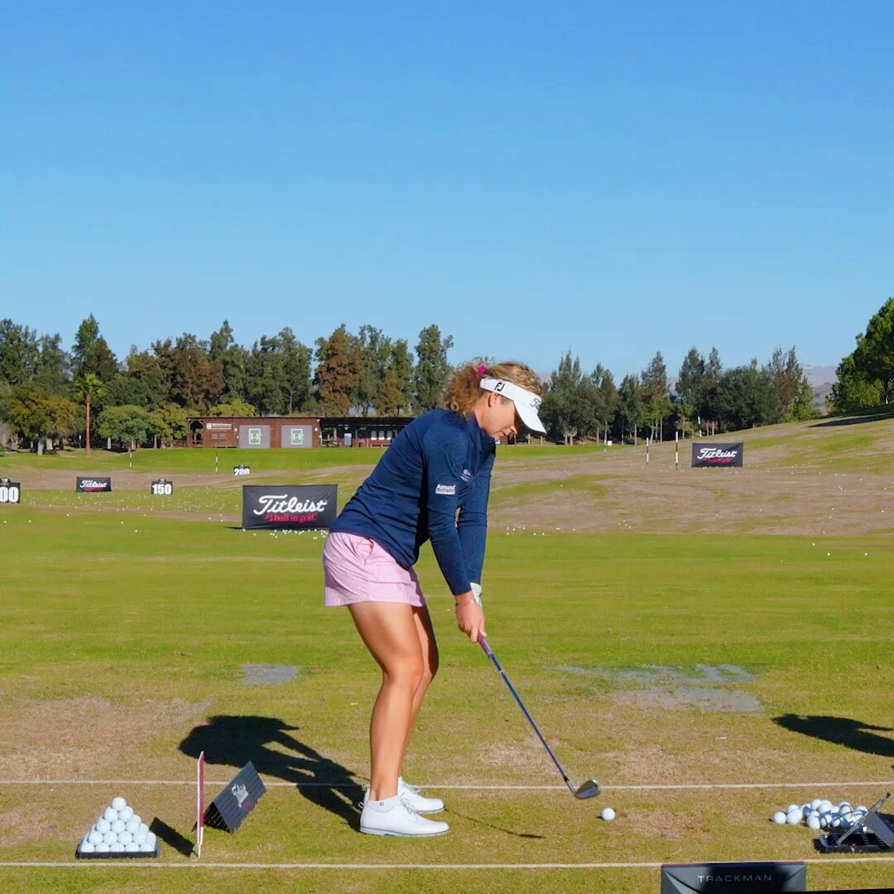 Sára Kousková zeigt starke Technik auf der Ladies European Tour - (@LETgolf)