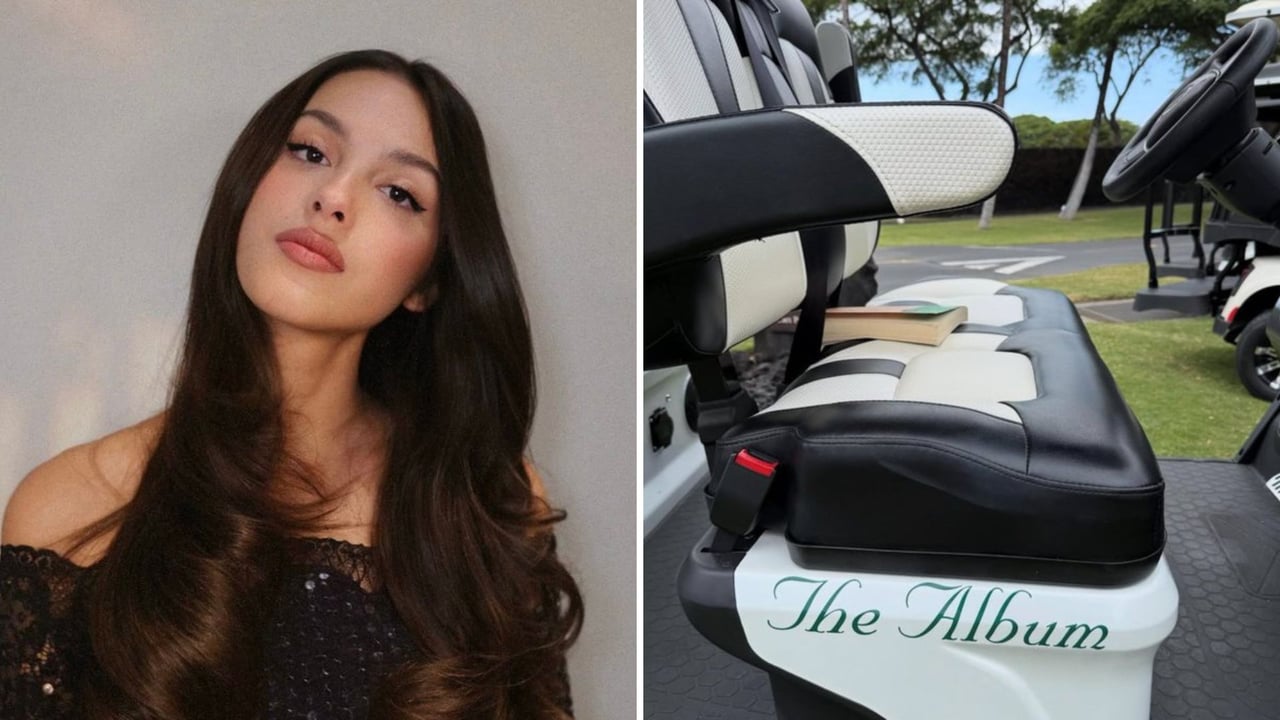 Olivia Rodrigo teasert ihr neues Album aus dem Golfcart (Foto: X)