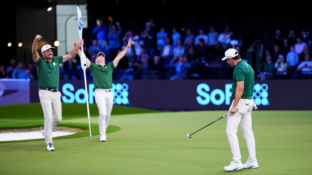 Boston Common Golf sichert sich ersten Sieg bei der TGL. (Foto: x.com/@TGL)