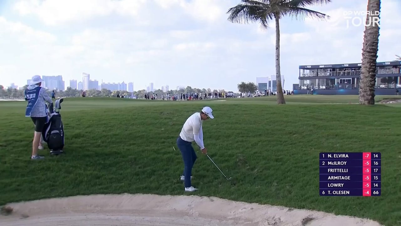 Dylan Frittelli beeindruckt mit starkem Schlag beim Dubai Invitational - (@DPWorldTour)