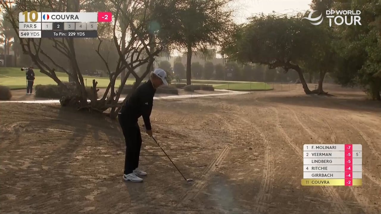Martin Couvra beeindruckt mit Rettungsschlag beim Hero Dubai Desert Classic - (@DPWorldTour)