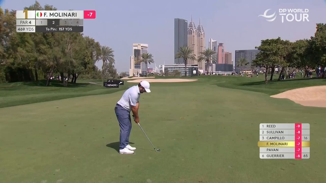 Francesco Molinari übernimmt Führung beim Hero Dubai Desert Classic - (@DPWorldTour)