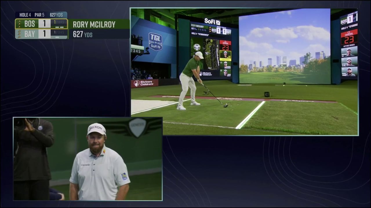 Rory McIlroy mit Rekorddrive in der Tomorrow Golf League - (@TGL)