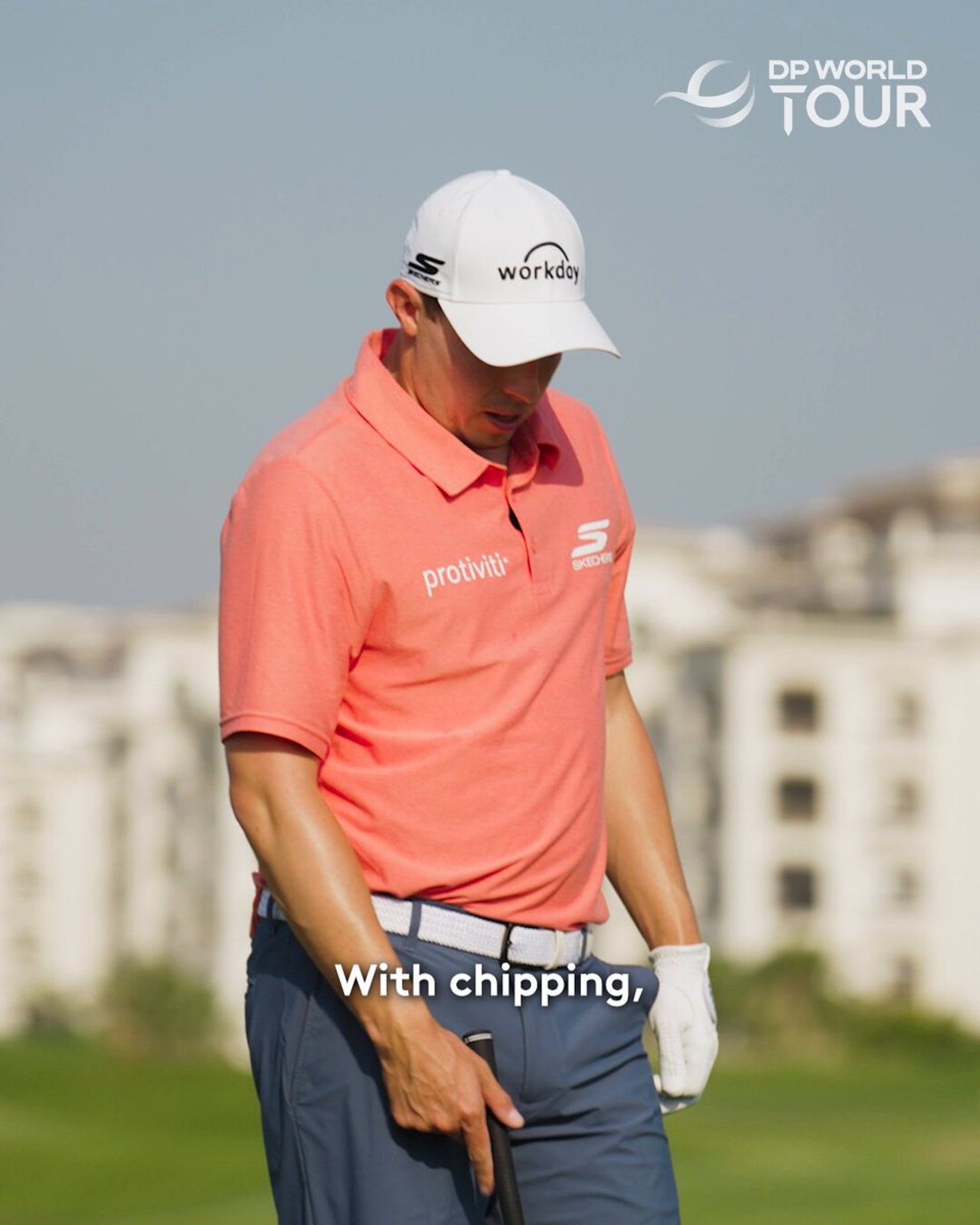 Matt Fitzpratticks Griffänderung beim Chippen verbessert Präzision - (@DPWorldTour)