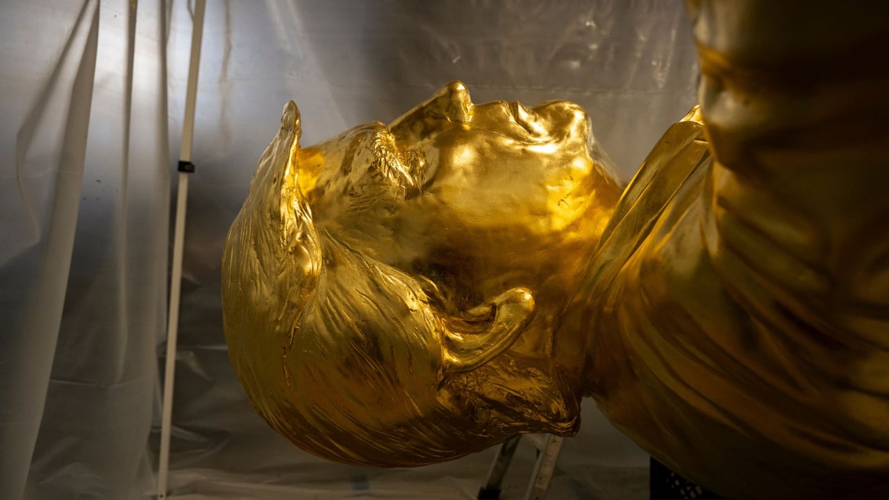 Die sogenannte Statue "Don Colossus" soll auf Trumps National Doral Golf Club aufgestellt werden. (Foto: Getty)