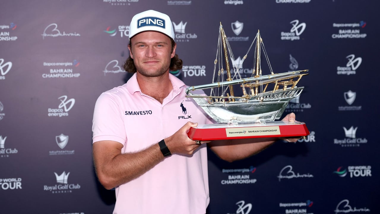 Freddy Schott holt sich ersten DP-World-Tour-Sieg in Bahrain. (Foto: Getty)