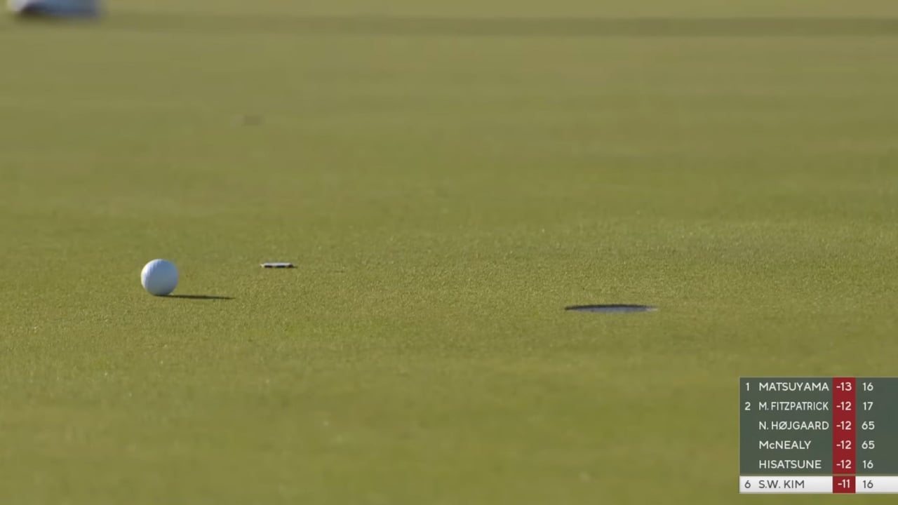 Hideki Matsuyama geht als führender in den finalen Tag der Phoenix Open der PGA Tour (Foto: YouTube)