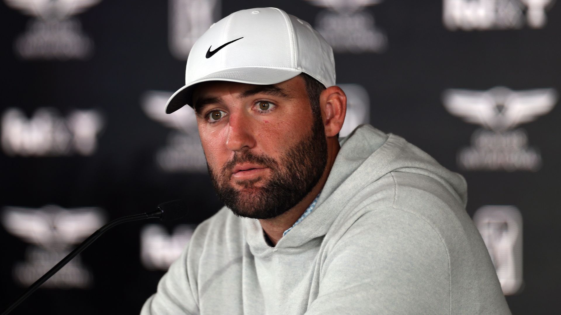 Scottie Scheffler spricht bei der Pressekonferenz des Genesis Invitational über Frust, Freundschaft und wo er gerne spielt. (Foto: Getty)
