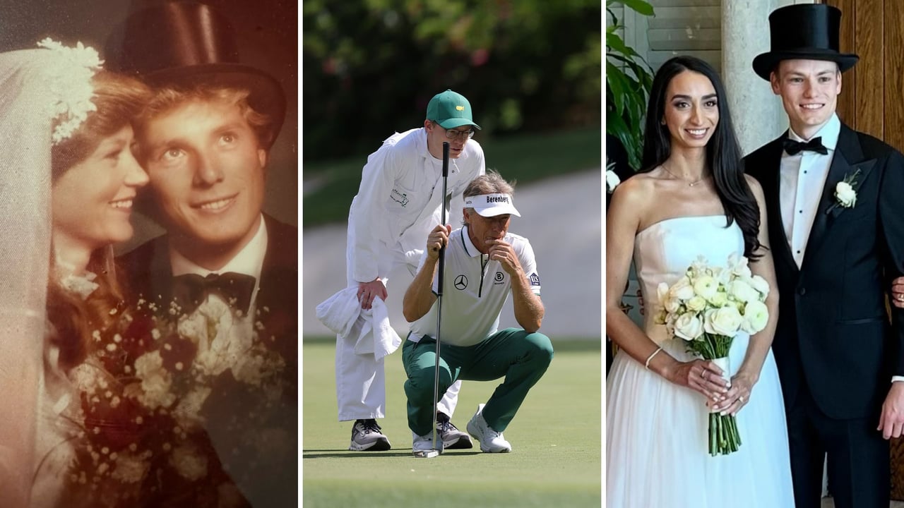 Bernhard Langers Sohn Jason hat geheiratet und führte eine Familientradition fort. (Fotos: instagram.com/bernhard.langer - Getty)