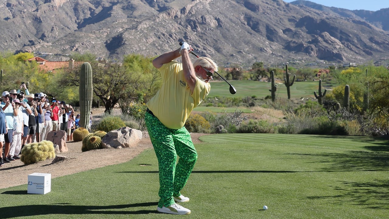 John Daly stürzte bei der Cologuard Classic eine Penalty Area herunter. (Foto: Getty)
