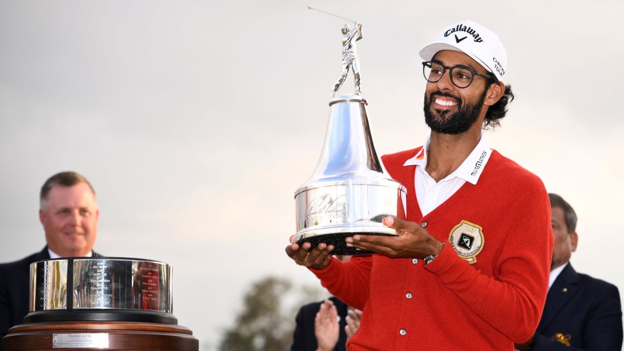 Akshay Bhatia holt sich seinen dritten Titel auf der PGA Tour. (Foto: Getty)