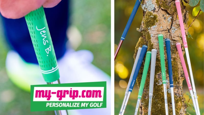 Du möchtest Deinen Golfschlägern einen individuellen Touch verleihen? Mit Deinen personalisierten Griffen von my-grip.com hebst Du Dich von der Masse ab. (Foto: my-grip.com)