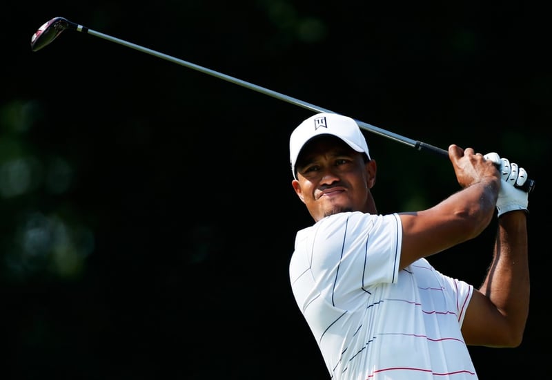 Tiger Woods bei der World Golf Championships Bridgestone Invitational