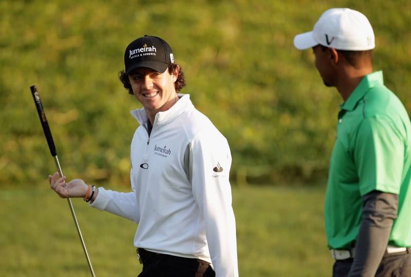 The Barclays mit Rory McIlroy und Tiger Woods in einem Flight