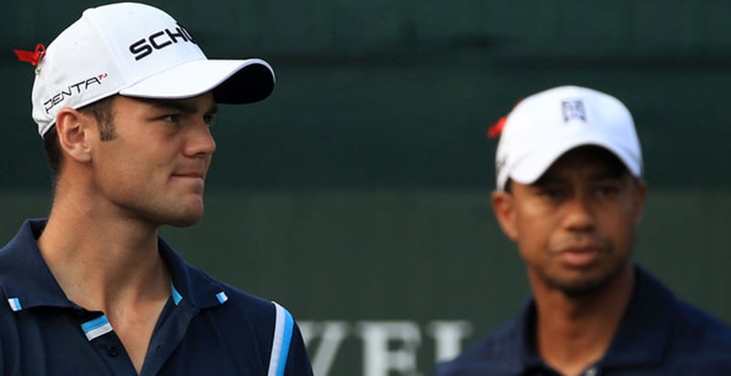 Martin Kaymer und Tiger Woods