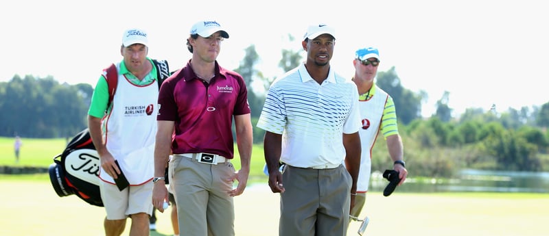 Direkter Vergleich: Tiger Woods lässt Rory McIlroy keine Chance