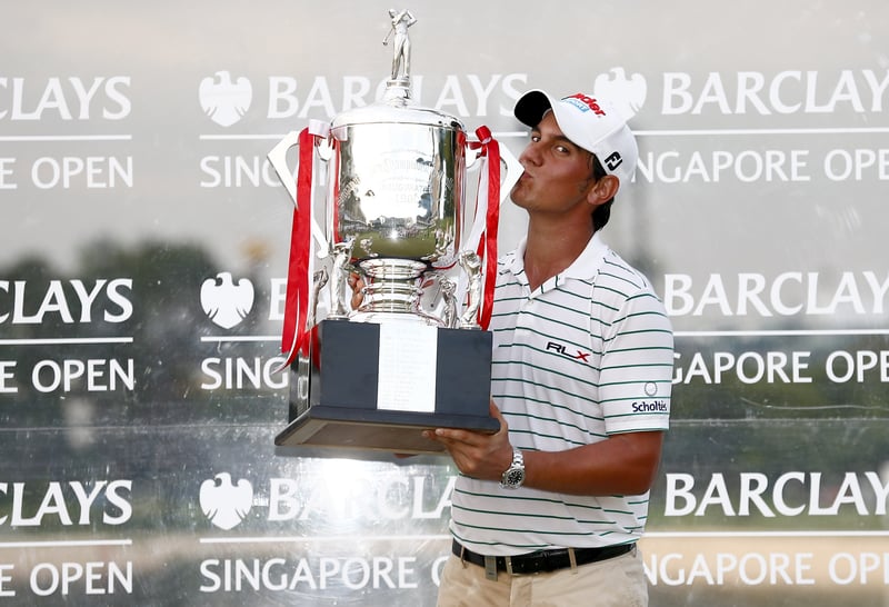 Matteo Manassero bei der Barclays Singapore Open